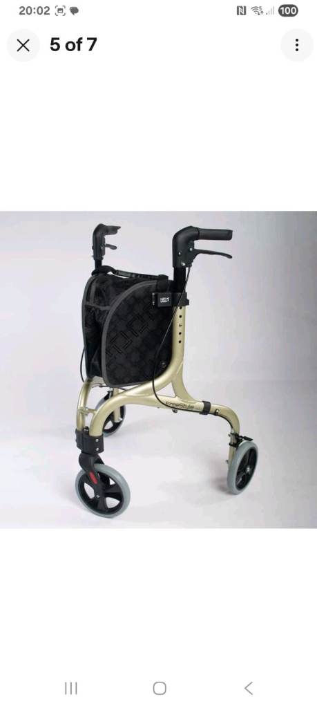 NRS Freestyle 3 Wheel Rollator,Brand New 