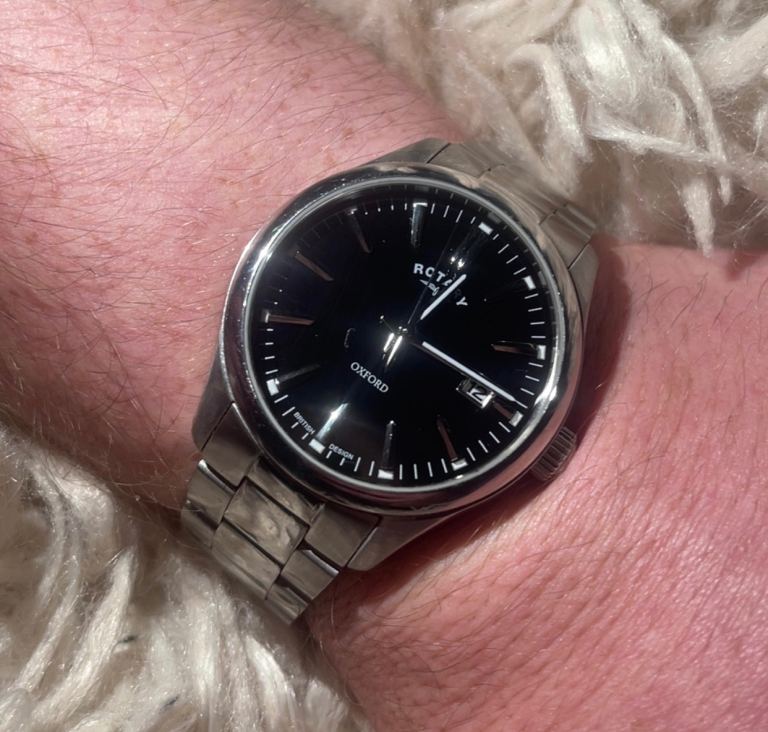 Rotary Oxford Gents Watch – Silver, Good Condition