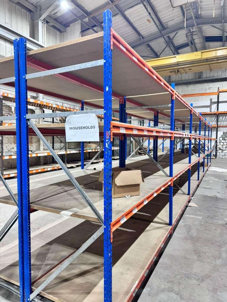 Heavy Duty Warehouse Shelving/Pallet Racking for Sale – Excellent Condition, Great Value!