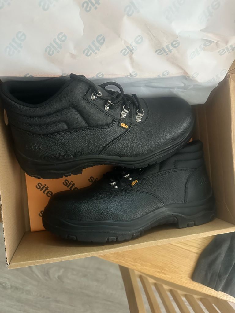Site steel toe cap boots size 10 never worn
