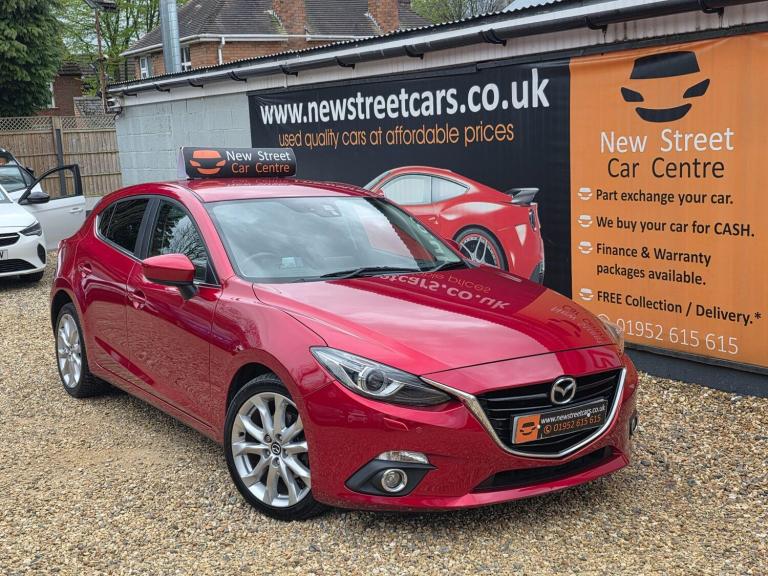 2016 Mazda Mazda3 1.5 SKYACTIV-D Sport Nav Euro 6 (s/s) 5dr HATCHBACK Diesel Manual