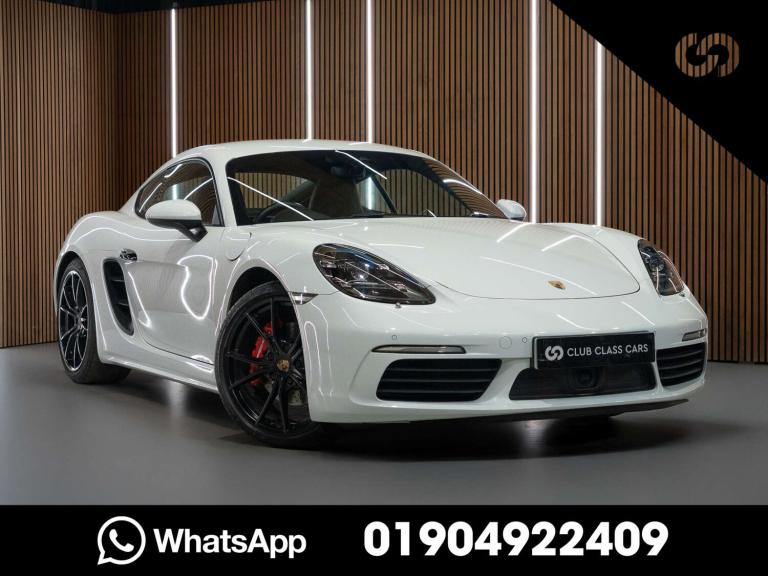 2018 Porsche 718 Cayman 2.5T S Coupe 2dr Petrol PDK Euro 6 (s/s) (350 ps) WITH OVER £16k OF FACTO...