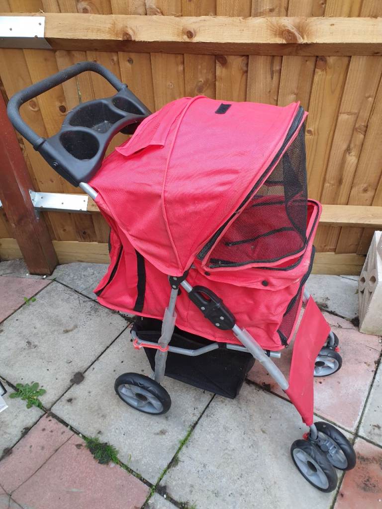Dog Strolker/Pram, with mess cover.