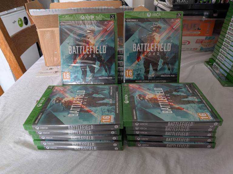 25 x Brand New & Sealed Xbox Series X Battlefield 2042