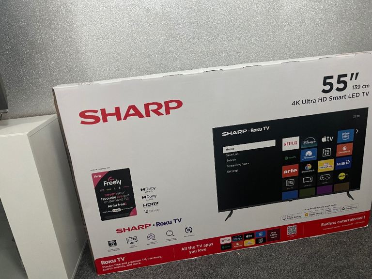 55 in Sharp  led Tv brand new in box £250