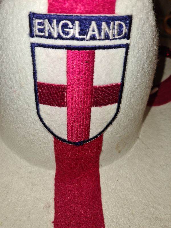 England glittery rim cowboy hat world cup is here uk large very good condition 