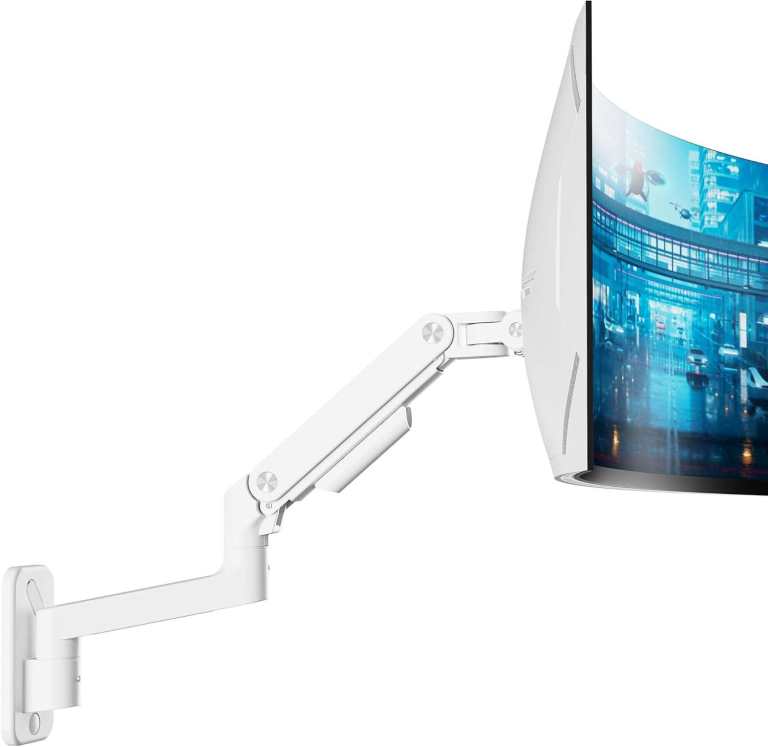 Ares Wing Heavy Duty Counterbalance Computer Monitor PC Wall Mount GDT1004WLWH