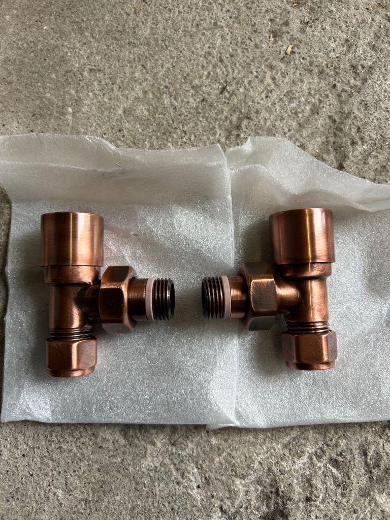 Copper radiator valves 
