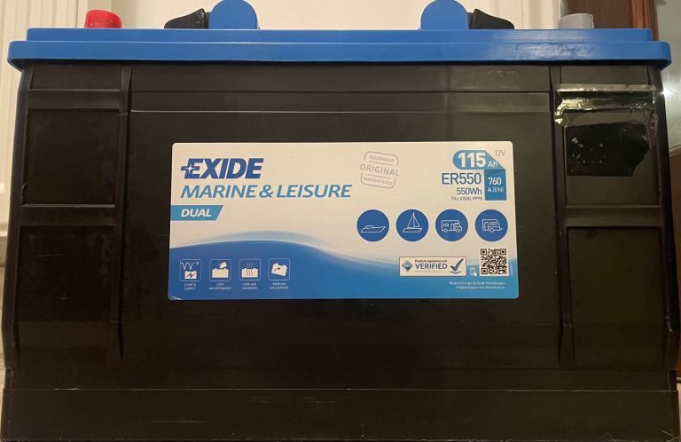✅12V Leisure Marine Recreation Caravan Boat Motorhome Battery 115Ah 760A Exide🔋