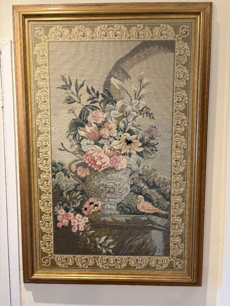 Large Tapestry framed picture 
