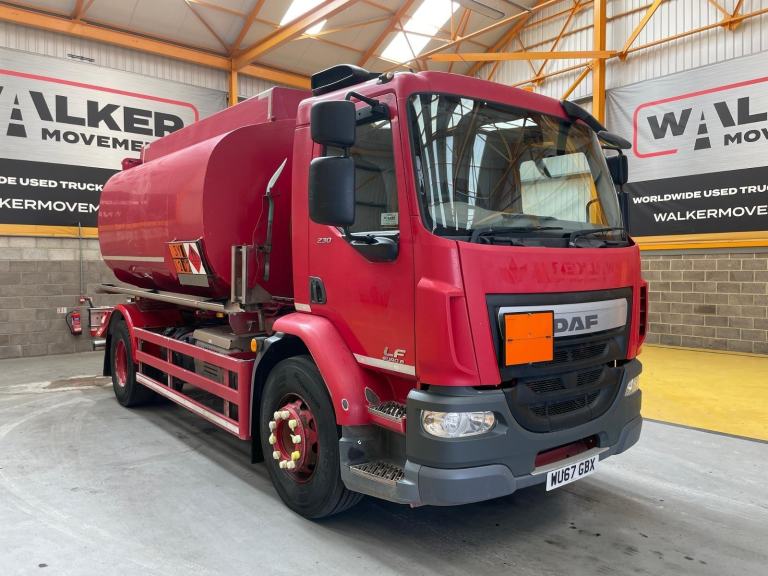 DAF LF230 *EURO 6* 4X2 13,000 LTR ALUMINIUM FUEL TANKER - 2018 - WU67 GBX