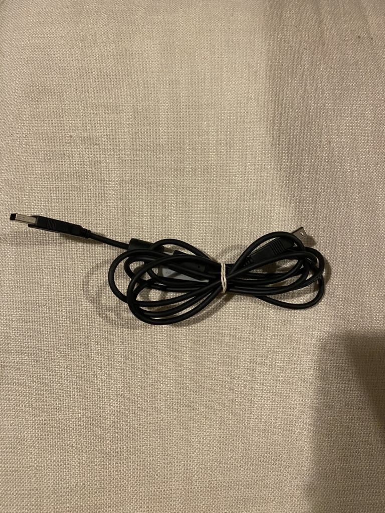 USB 2.0 Printer Type Cable - A-Male to B-Male.  