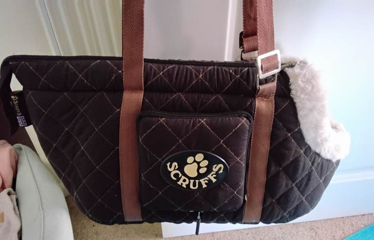 Scruffs Quilted Pet Carrier Bag and Blue Pet Carrier x 2 Never Used