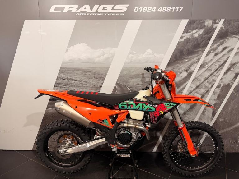 KTM 250 EXC F 6 DAYS NEW ENDURO BIKE IN STOCK AT CRAIGS MOTORCYCLES 0% APR