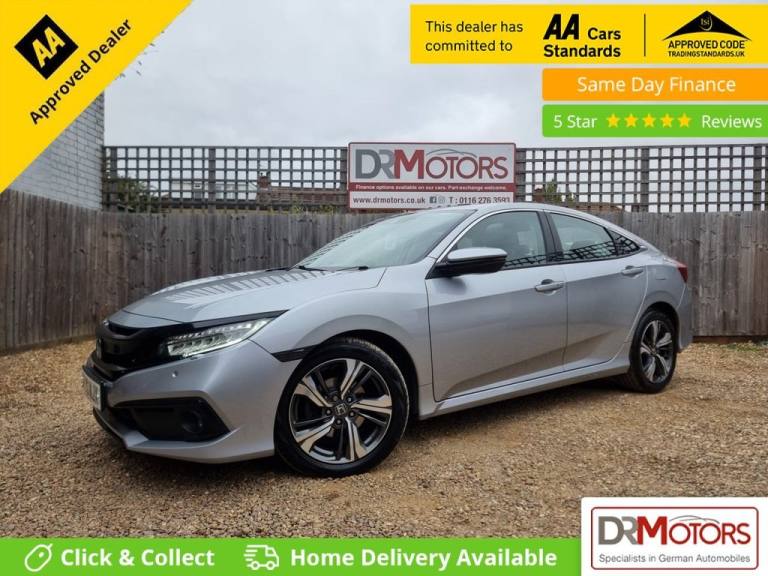 2020 Honda Civic 1.0 VTEC Turbo EX Saloon 4dr Petrol CVT Euro 6 (s/s) (126 ps) Saloon Petrol Auto...
