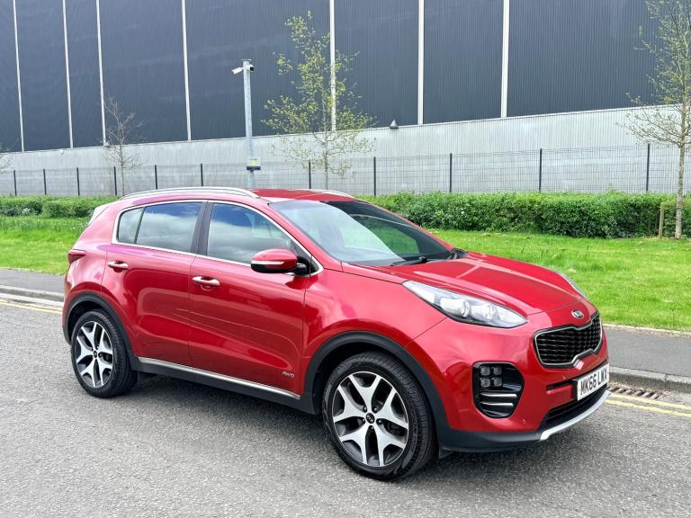 2016/66 KIA SPORTAGE 2.0 CRDI GT-LINE AWD 6 SPEED-PEPPER RED-TWO TONE LEATHER!!