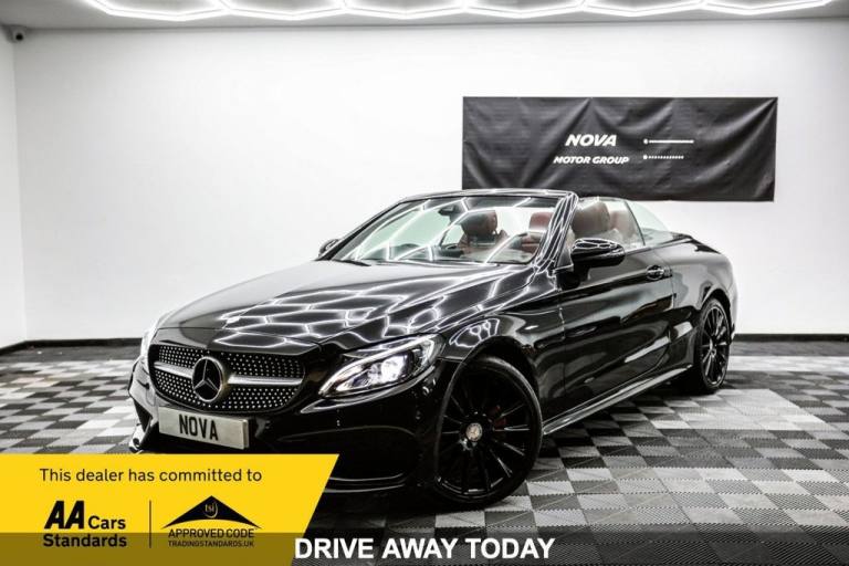 2016 Mercedes-Benz C Class 2.1 C220d AMG Line Cabriolet 2dr Diesel G-Tronic+ 4MATIC Euro 6 (s/s) ...