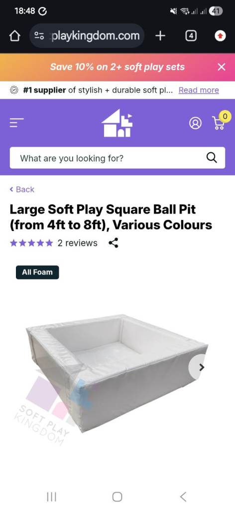 Commercial grade ball pit