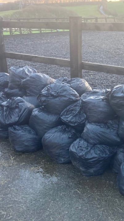 Quality Horse Manure Bagged up ready