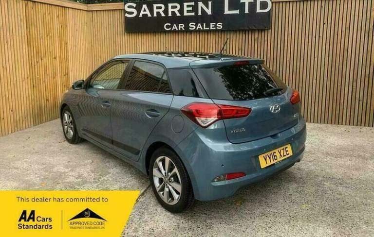 2016 Hyundai i20 1.4 Premium SE Auto Euro 6 5dr HATCHBACK Petrol Automatic