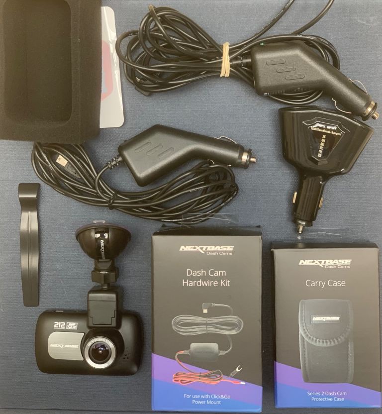 NEXTBASE DASH CAM WITH HARDWIRE KIT