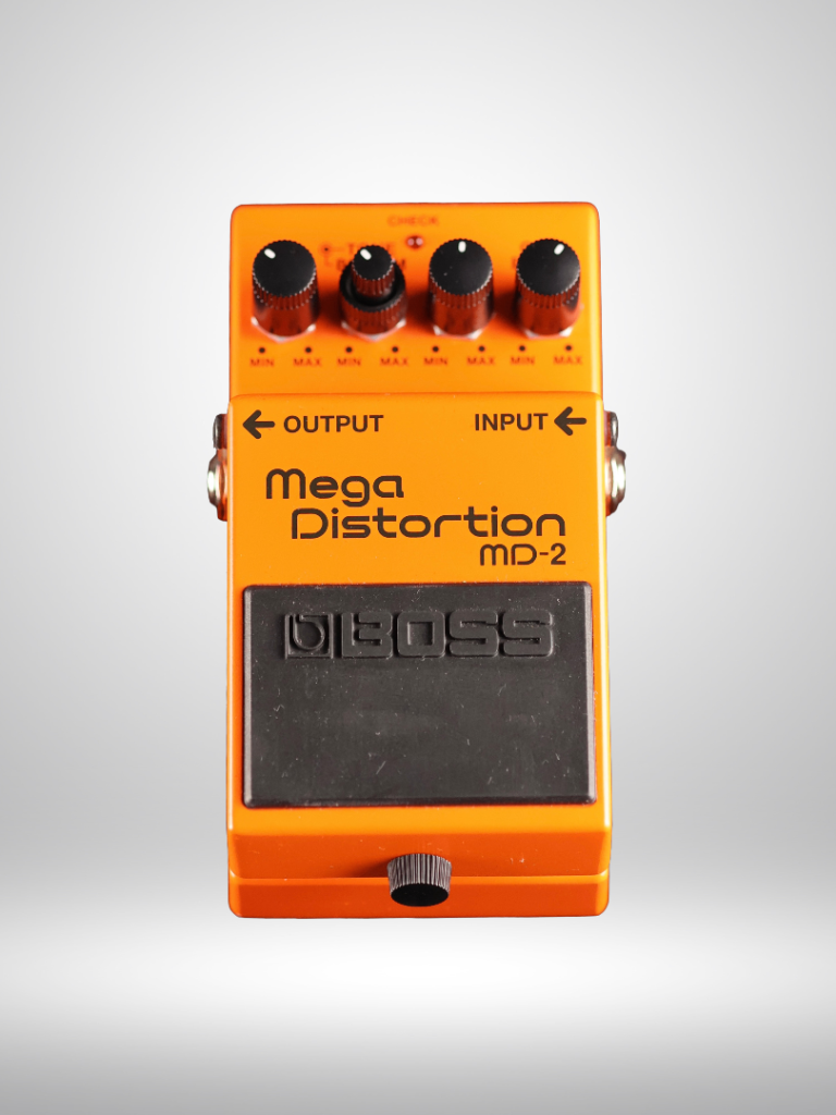 Boss MD-2 Mega Distortion Guitar Pedal, Orange (Black Label) 2001 - Present