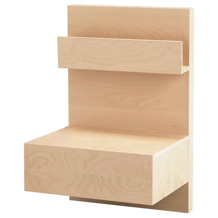 IKEA floating bedside nightstand