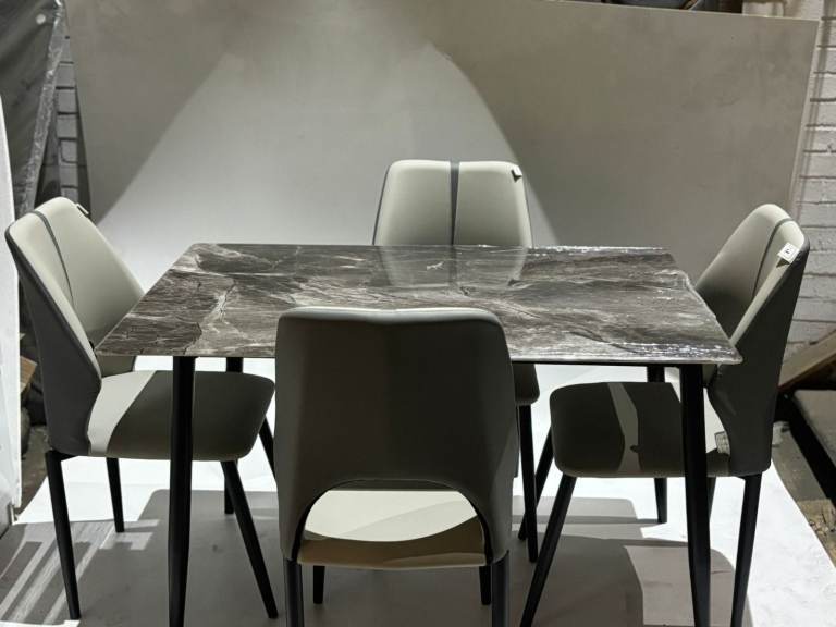 Brand New Marble Dining Table with Luxury Chairs for Sale with Free Home Delivery$$ 