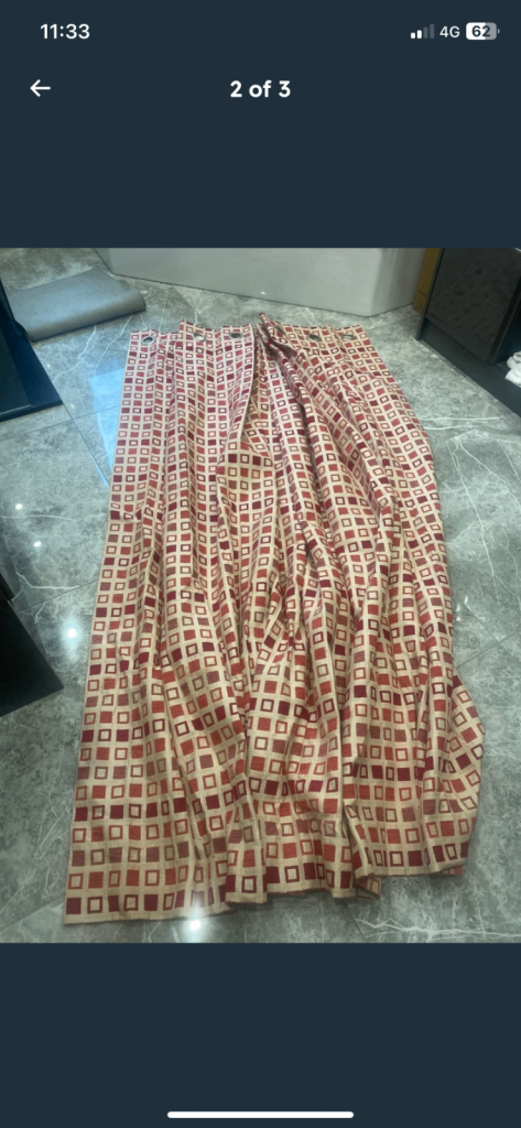Bespoke fully lined curtains from Fulton’s 