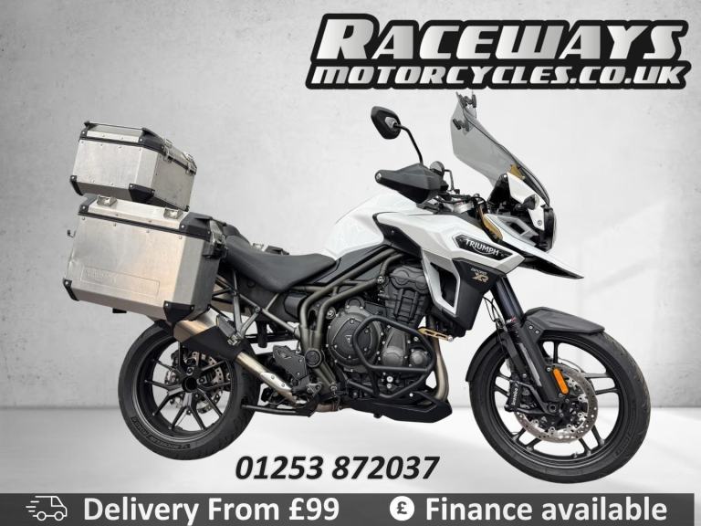TRIUMPH TIGER EXPLORER XR 2016 65 REG 15,518 MILES WHITE USED MOTORCYCLE 1215CC