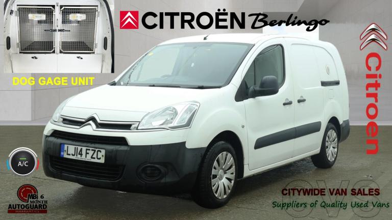 2014 Citroen Berlingo 1.6 HDi 750Kg LX 90ps DOG VAN   NO VAT PANEL VAN Diesel Manual