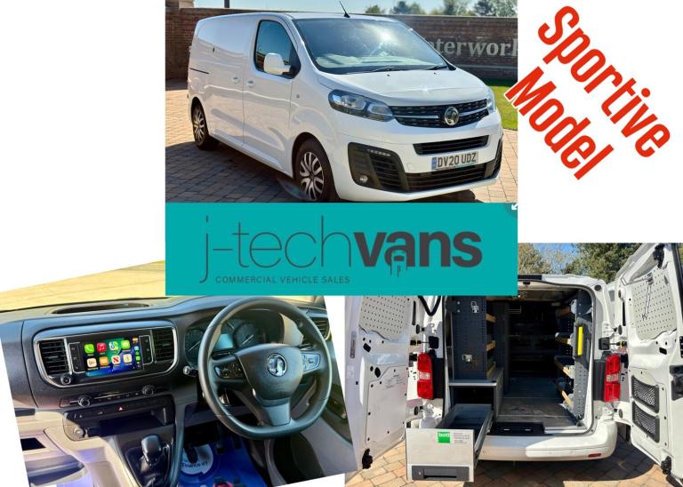 2020 Vauxhall Vivaro 2700 1.5d 100PS Sportive L1 H1 Van ***Workshop Van***  PANEL VAN Diesel Manual