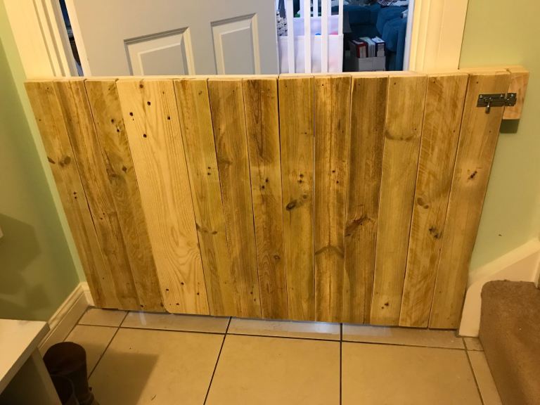 Handmade wooden door gate