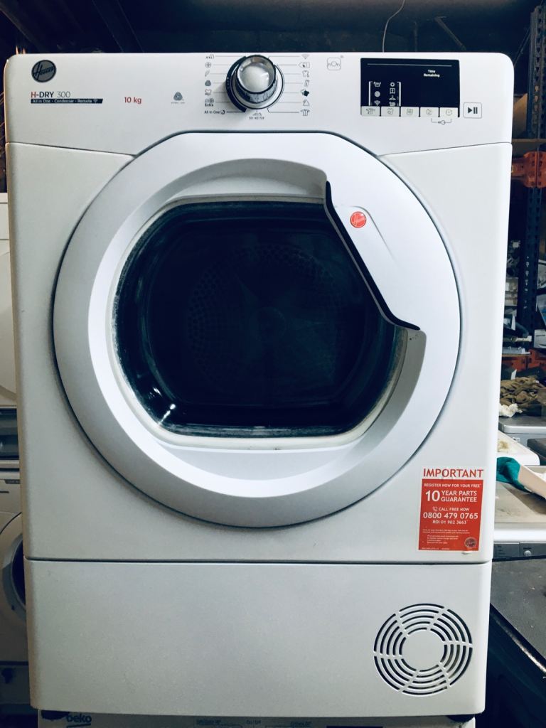 Hoover HLEC10DG 10kg White Sensor Dry Condenser Tumble Dryer 1 YEAR WARRANTY DELIVERY AVAILABLE 
