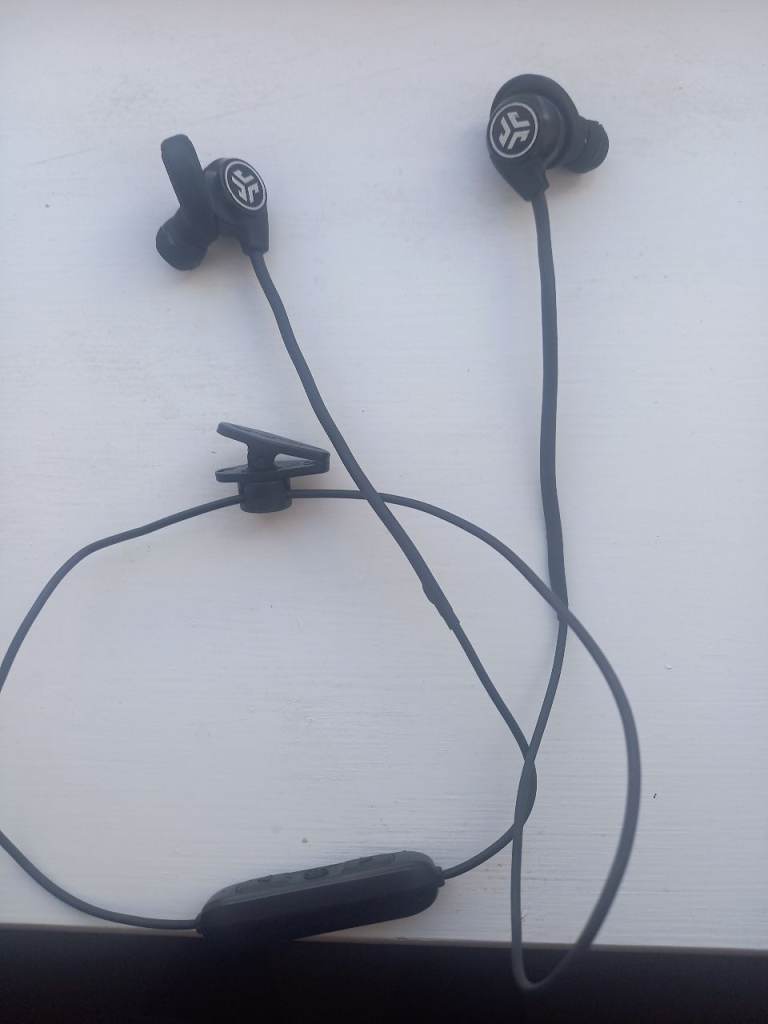 JLab Bluetooth Earbuds - Black, Good Condition