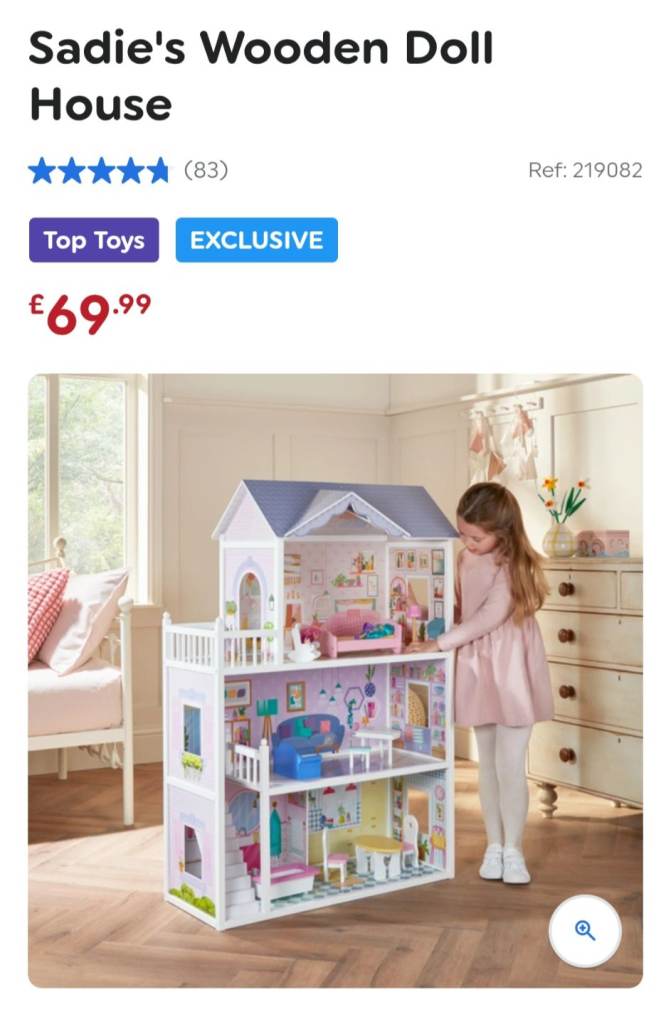 Sadie's Wooden Doll House