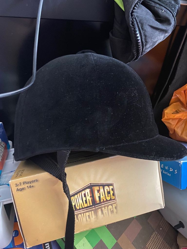 Champion Junior CPX 3000 Velvet Horse Riding Helmet Size 6 3/4 55cm