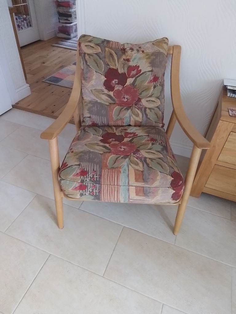 Pair of Ercol easy armchairs