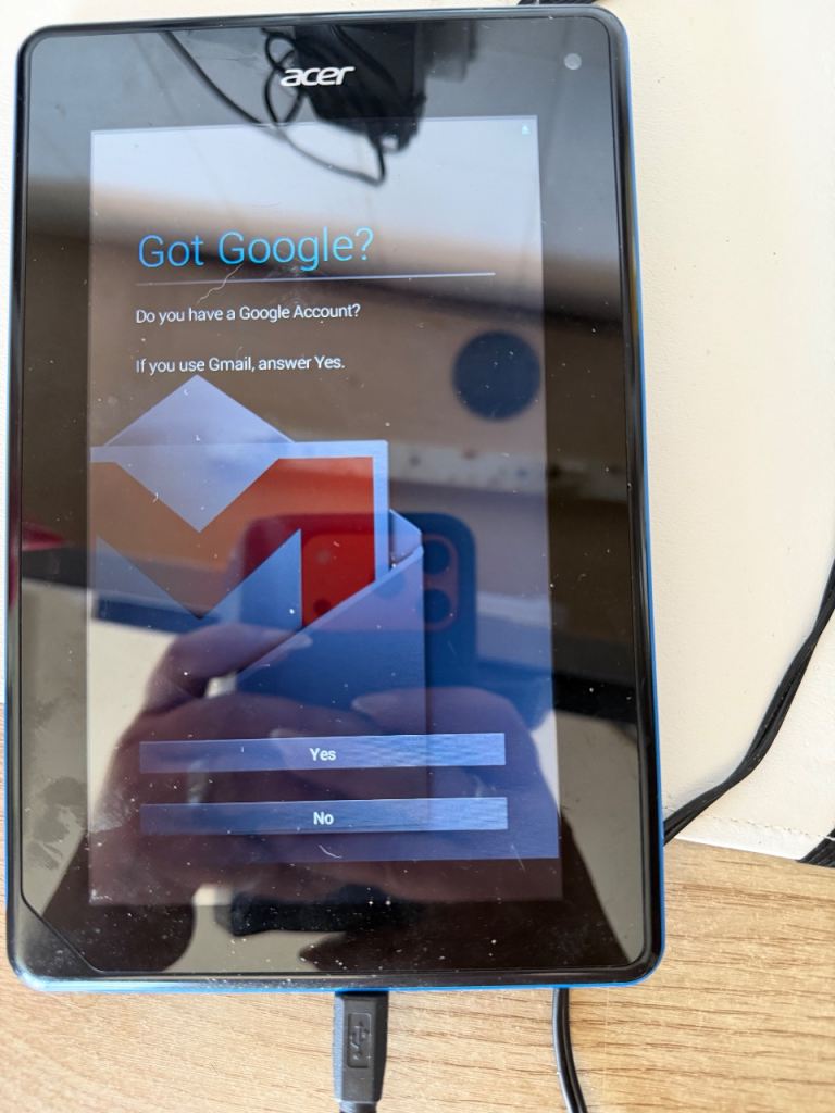 Acer Iconia B1 Tablet – Black, Fair Condition