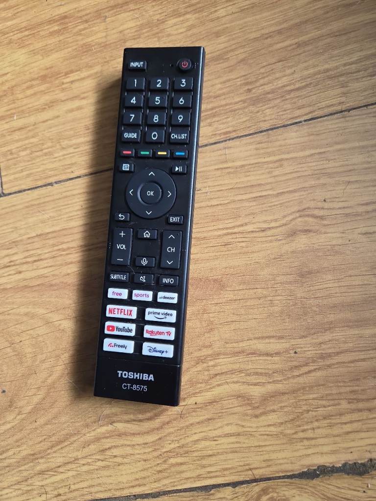 Toshiba CT-8575 TV Remote Control – Good Working Order