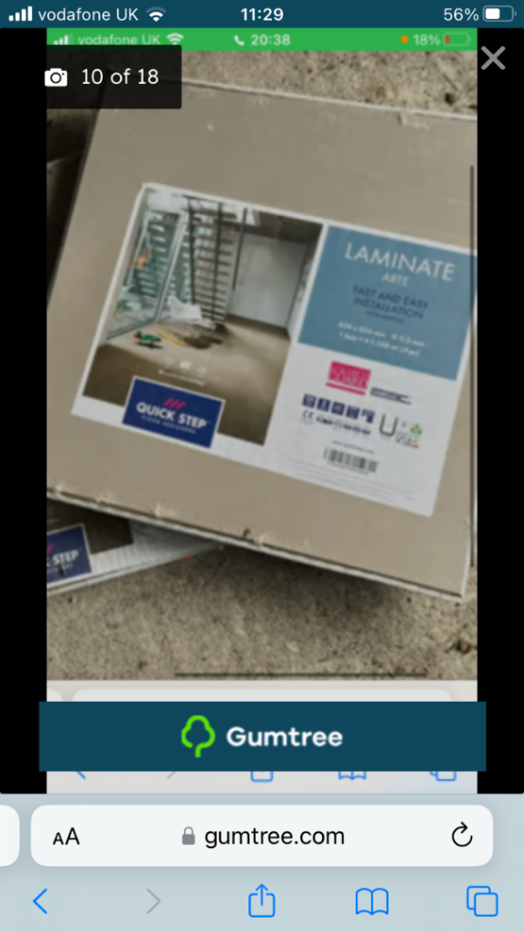 New Laminate Flooring Floor Tiles 3sqm