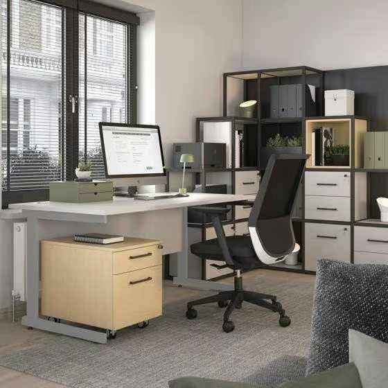 Alpha Fixed Height Desk 1400 x 800 mm