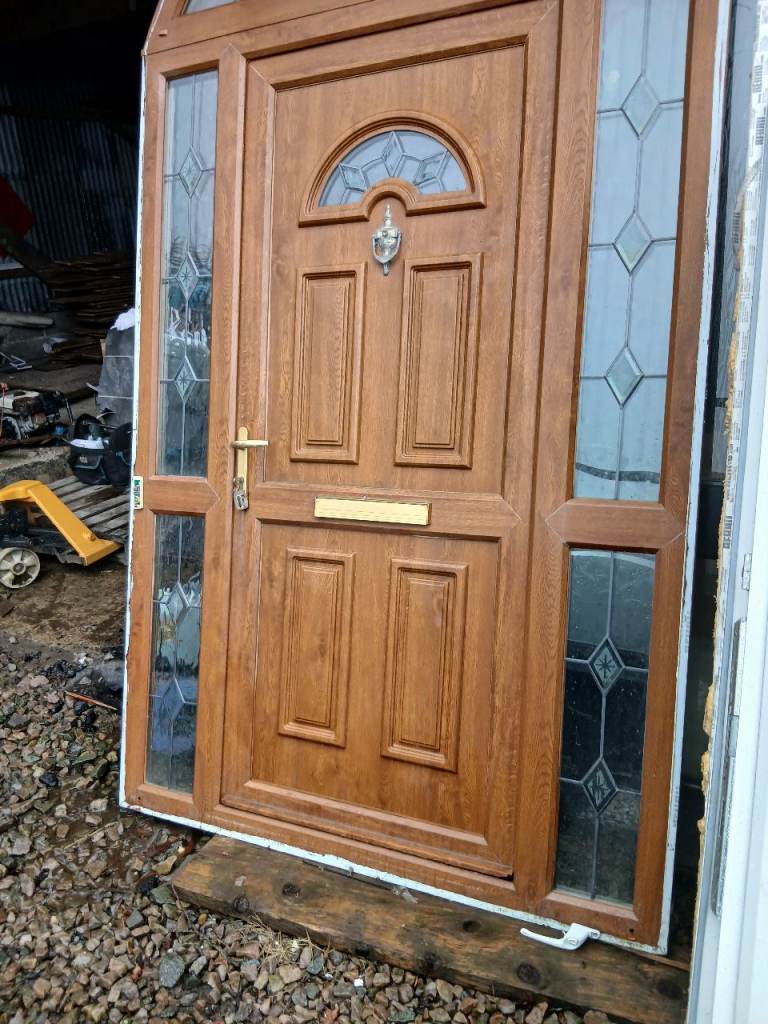 Large  selection  of reclaimed quality pvc doors  wihte black  read goldenvoak 