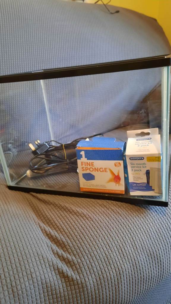 Interpet 19L Aquarium Fish Tank with Heater and Filter