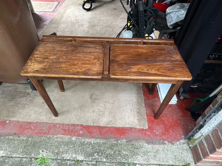 Double school desk vintage