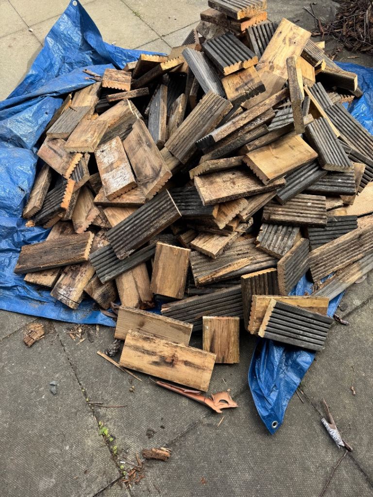 Free wood for fire pit