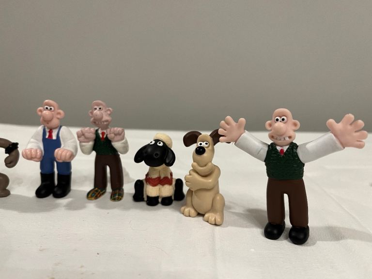 Wallace and Gromit Figurines Collection Vintage 1989