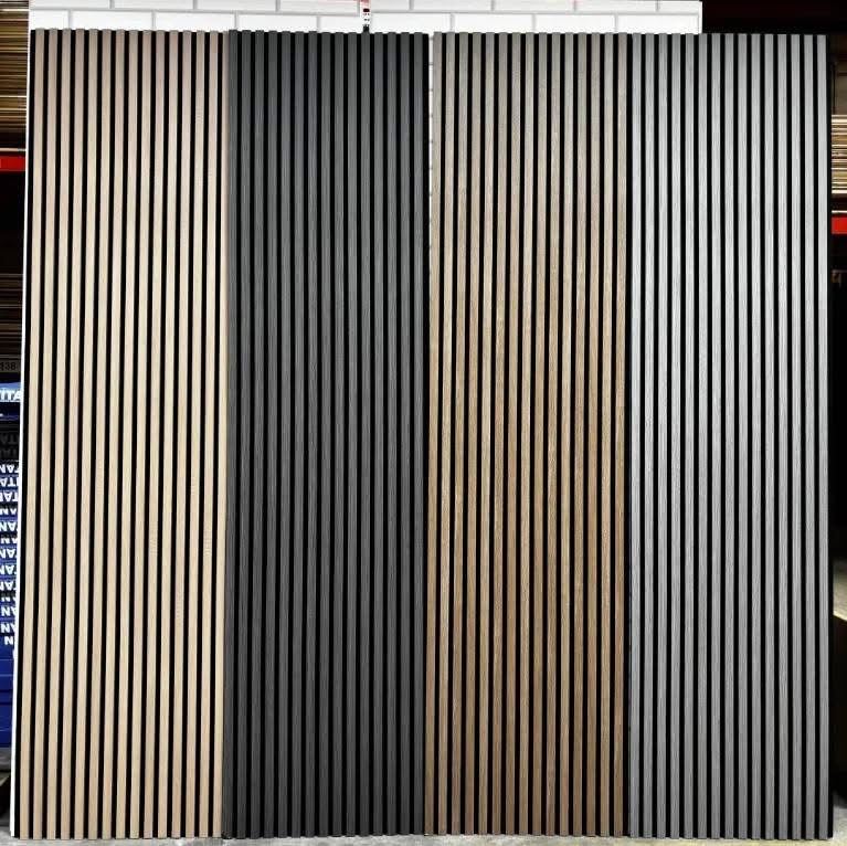 New Acoustic Slat Wall Panels - Various Colours