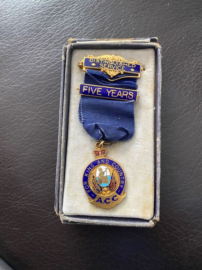 Vintage "Distinguished Service" Medal by Mappin & Webb – Good Condition