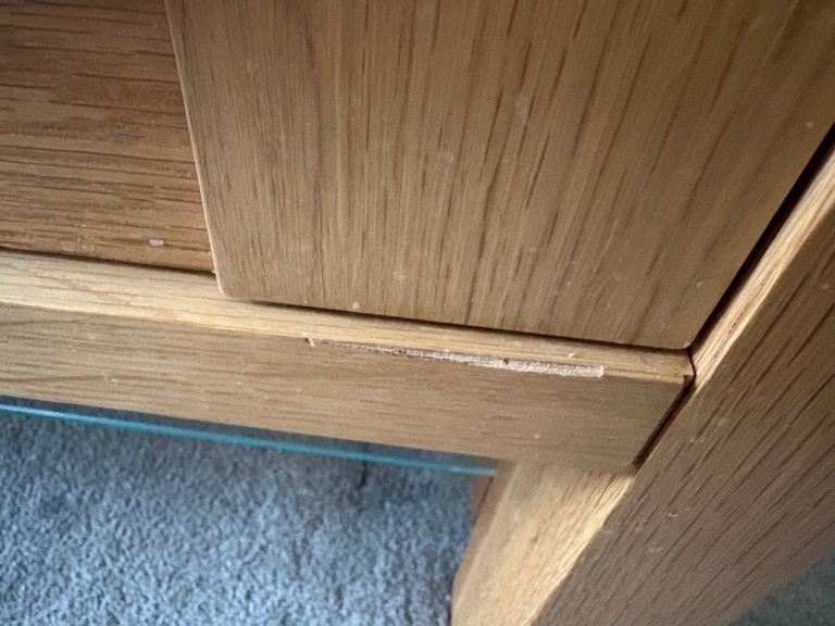 Solid Oak M&S Coffee Storage Table